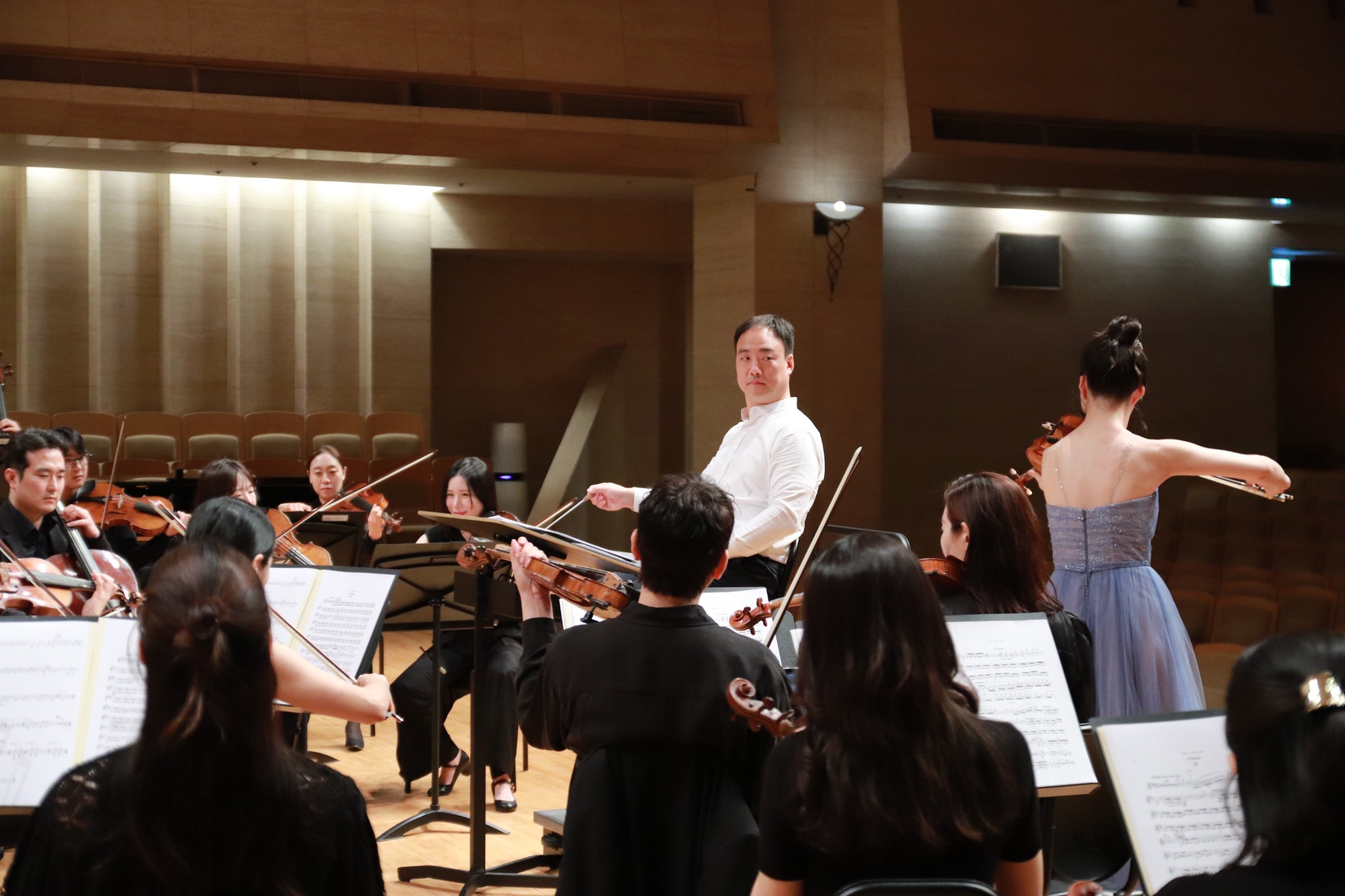 Fall in Concerto II · violin rehearsal